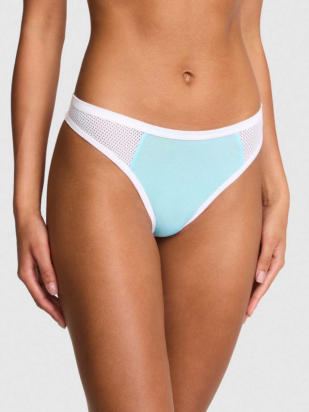 🆕🏈 Sporty High Leg Cotton Thong PINK Victoria’s Secret Small NWT